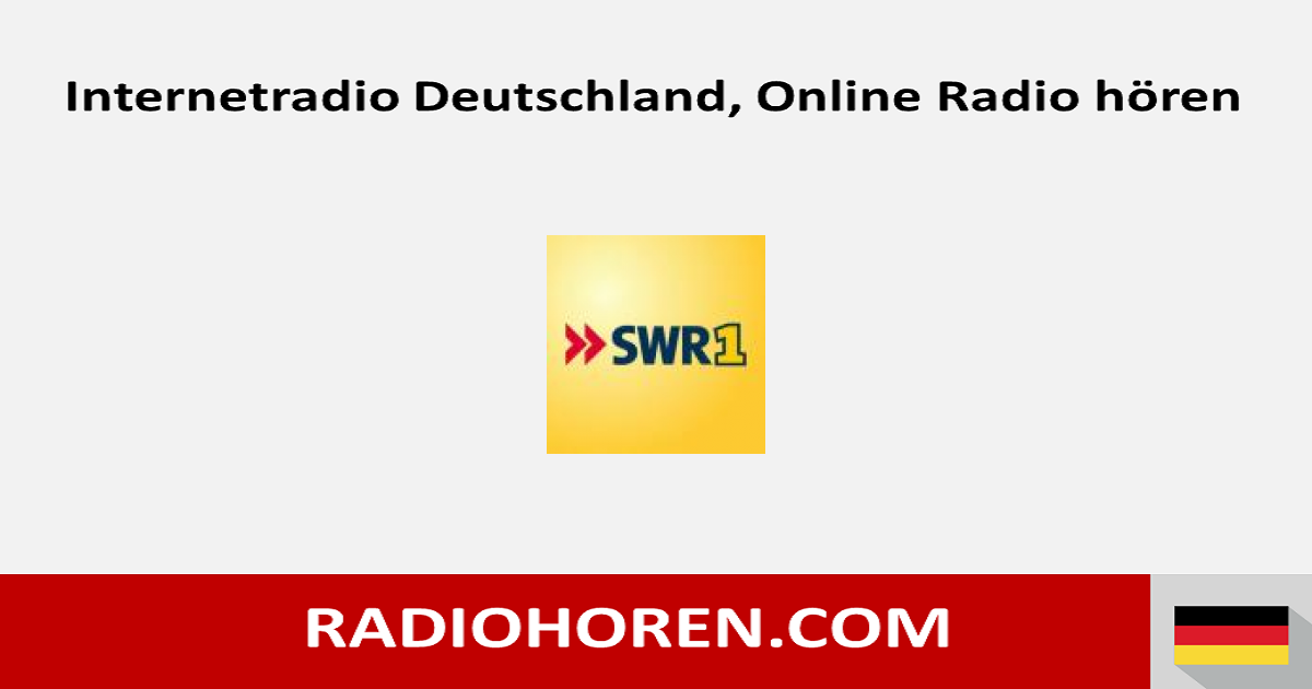 SWR1 webradio, online radio hören